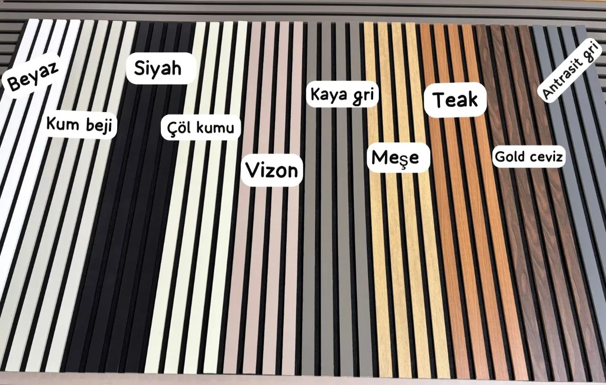 Şeker Parke Antalya - Panel model renkleri